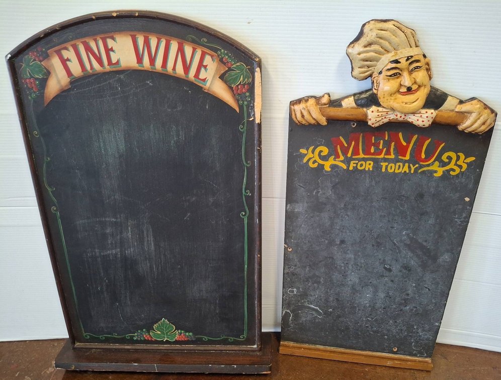 Chalkboard Signs, Wine & Chef, 16"×24"