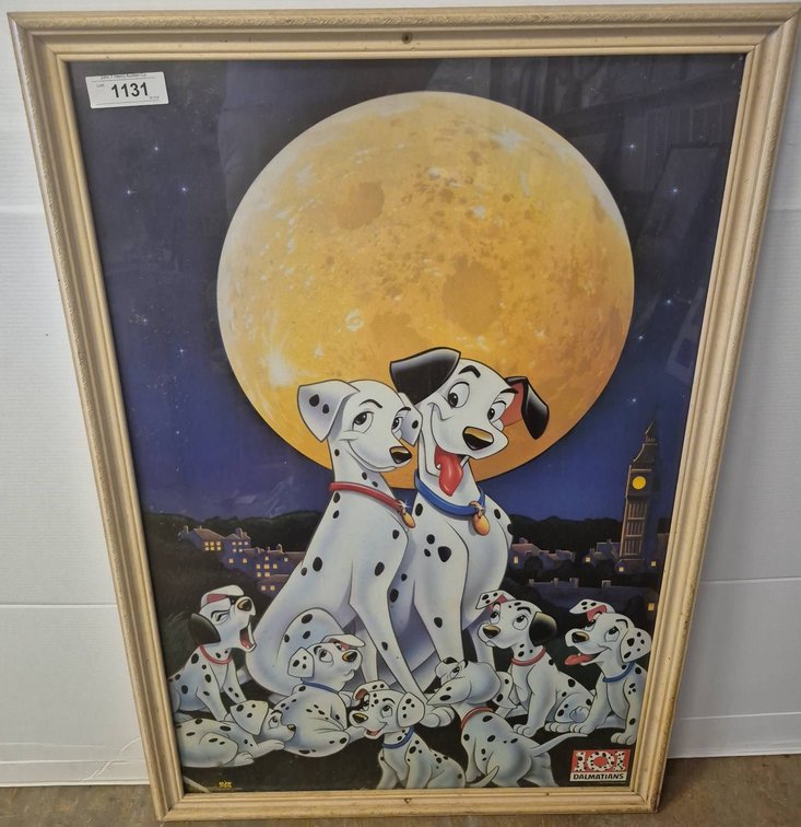 Framed 101 Dalmatians Poster 26x38