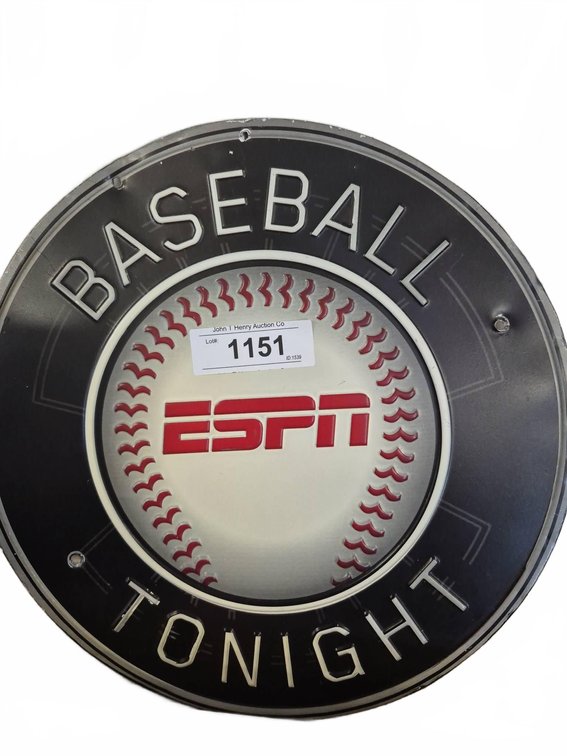 ESPN Baseball Tonight 13" Metal Sign