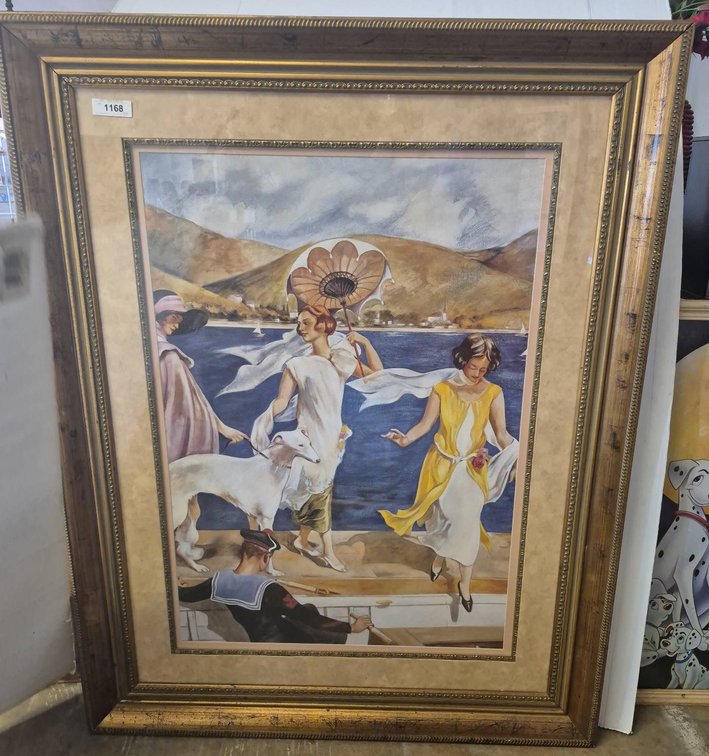 Framed Art Print With Gilt Frame, 44x56 Inches