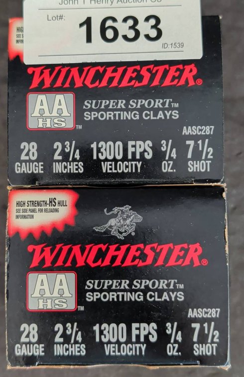 2 Boxes Winchester 28 Gauge AA Sporting Clays