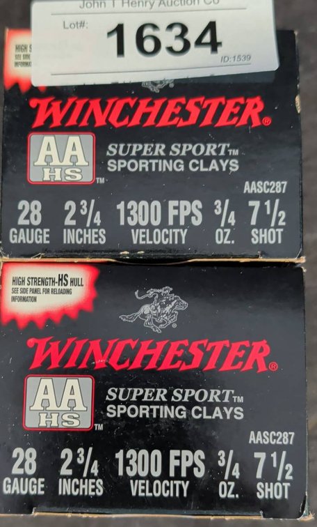 Winchester AA 28 Gauge 2 Box Sporting Clays Ammo