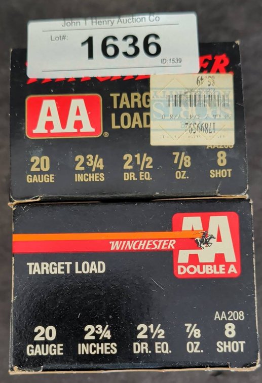 Winchester AA 20 Gauge Target Load Shot Shells