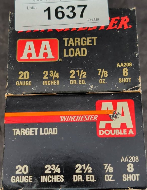 Winchester AA 20 Gauge 2 3/4 Target Load Shells