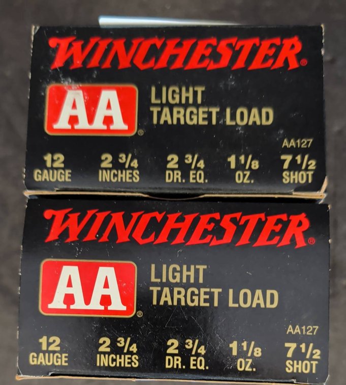 2 Boxes Winchester AA 12GA Light Target Load