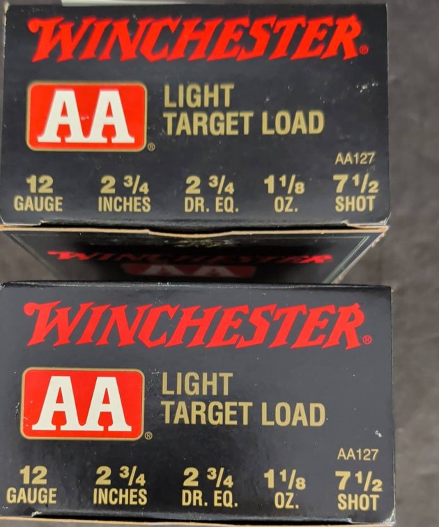 2 Boxes Winchester AA 12 Gauge Target Load