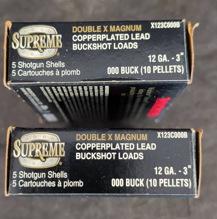 Winchester 12GA 3" 000 Buckshot 2 Boxes