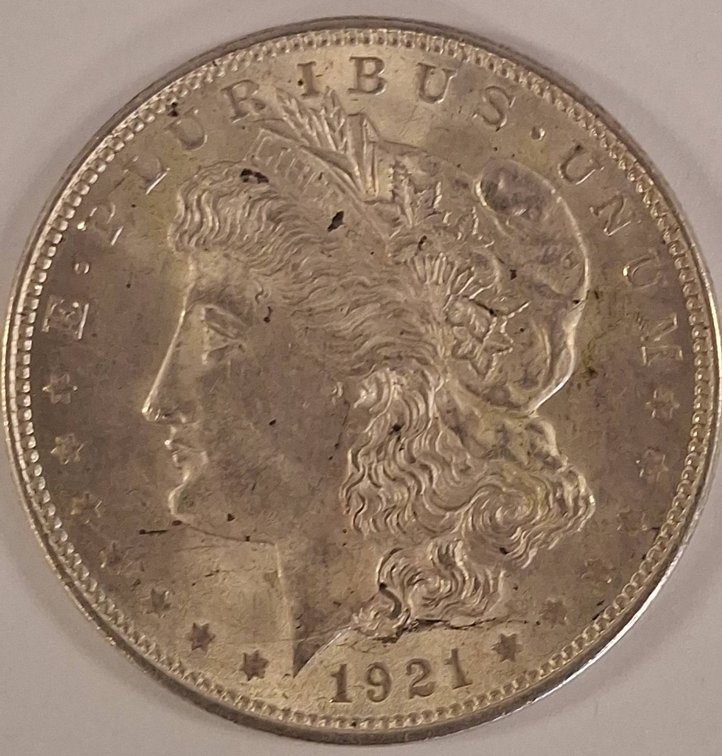 1921 Morgan Silver Dollar Coin