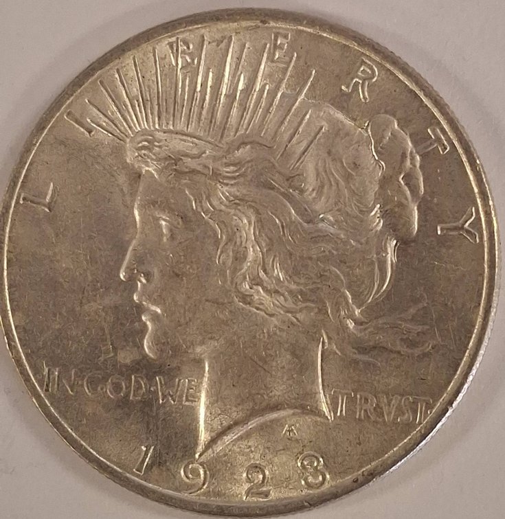 1923 Peace Silver Dollar Coin