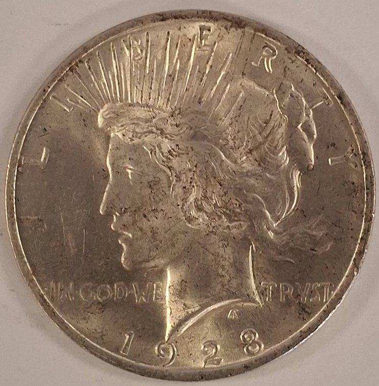 1928 Peace Silver Dollar US Coin