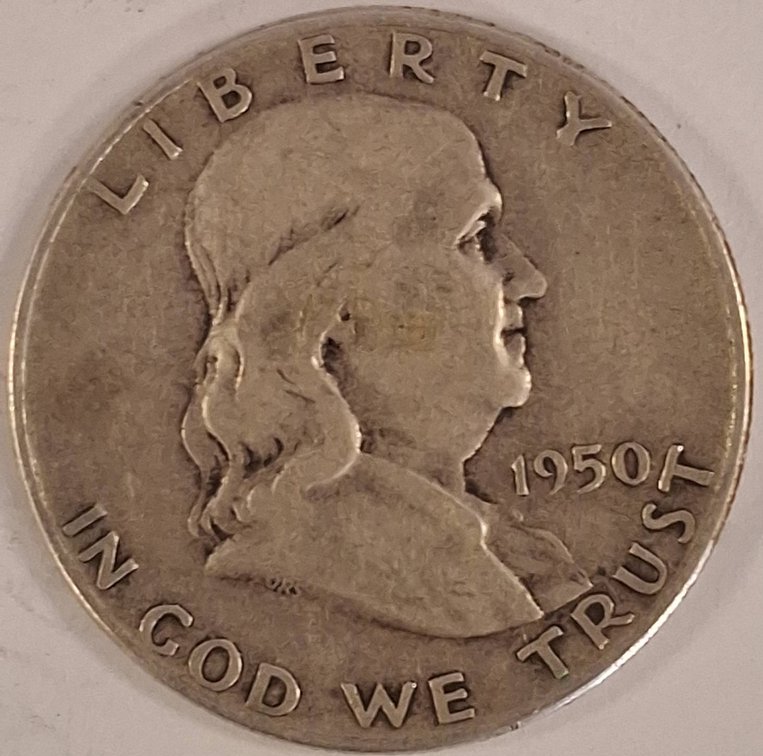1950 Franklin Half Dollar Coin
