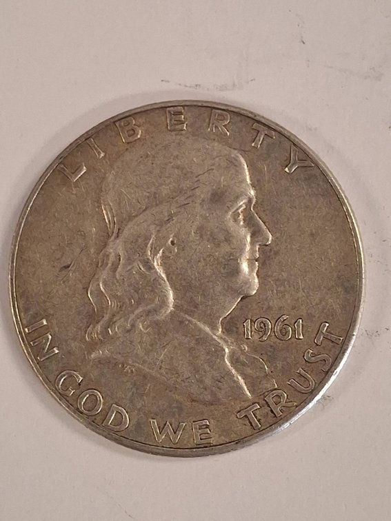1961-D Franklin Half Dollar Coin