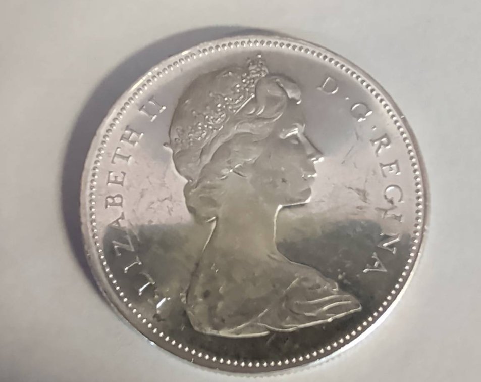 1966 Canada Silver Dollar Coin