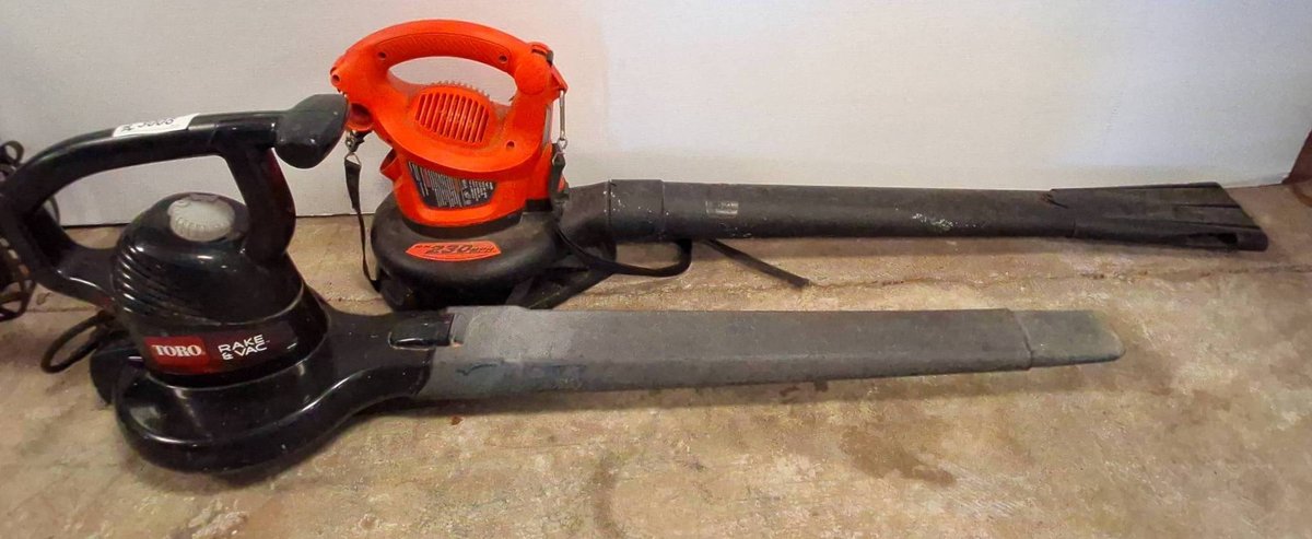 Toro Electric Blower and Black & Decker Blower