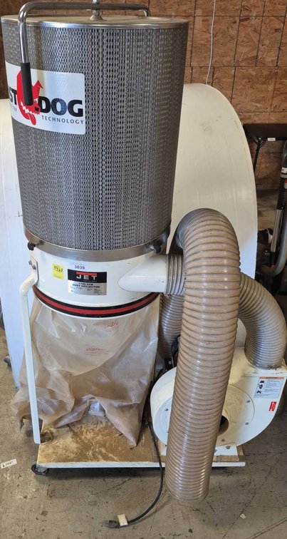 JET 1100 CFM Dust Collector Dust Dog Filter