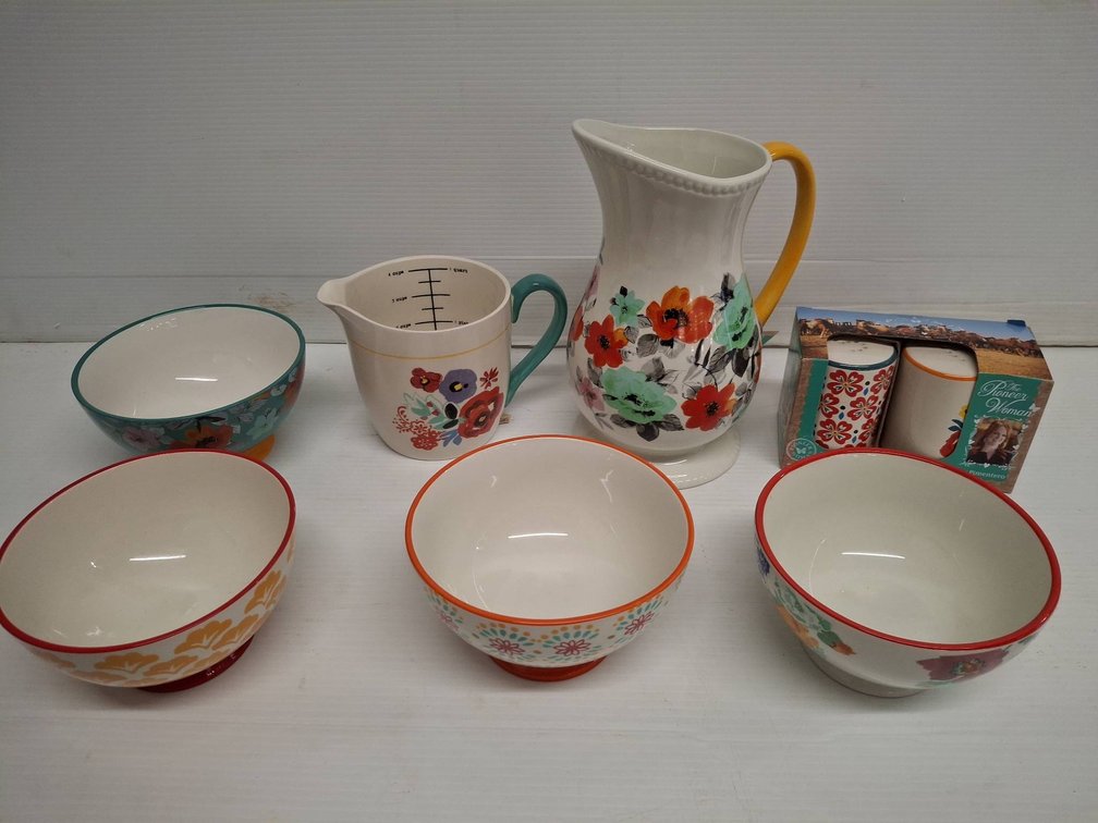 Pioneer Woman Ceramic Kitchenware Lot