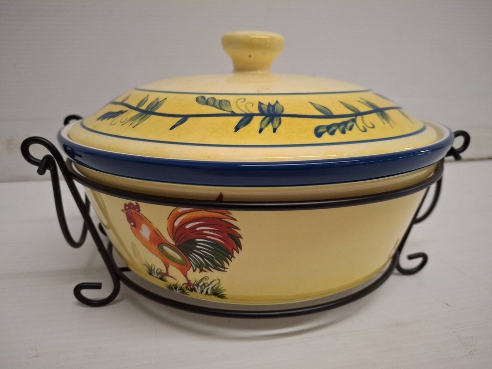 Temp-tations Presentable Ovenware Rooster Caz