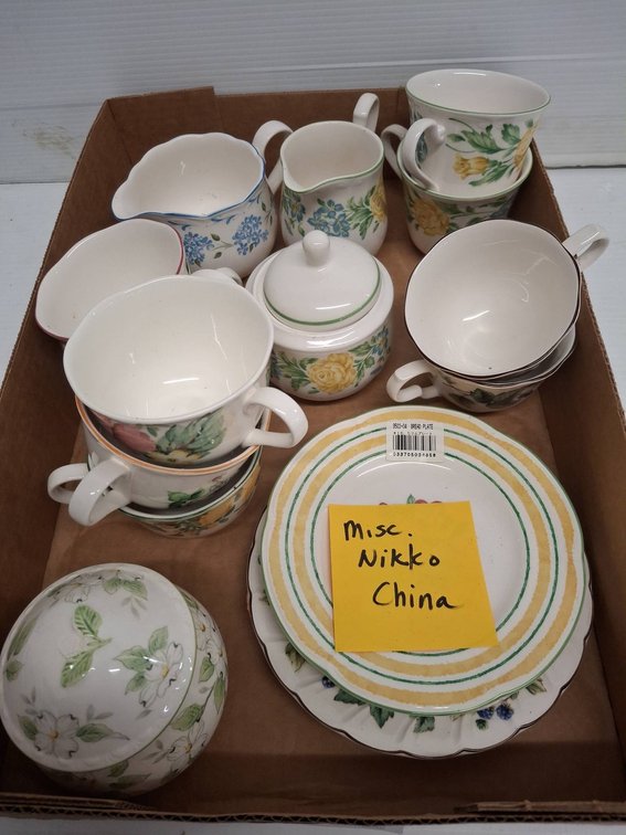 Nikko China Tableware Lot
