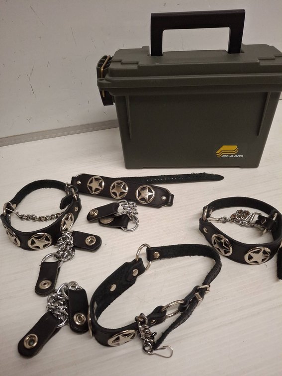 Plano Case With 2 Matched Pairs of Cowboy Boot Enhancers
