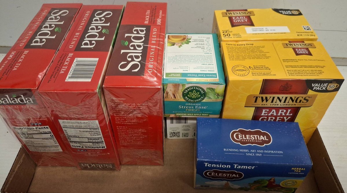 Tea Lot: Salada, Twinings, Celestial