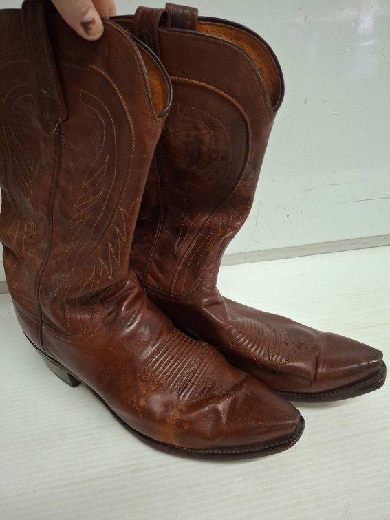 Lucchese 1883 Men's Leather Cowboy Boots 10D