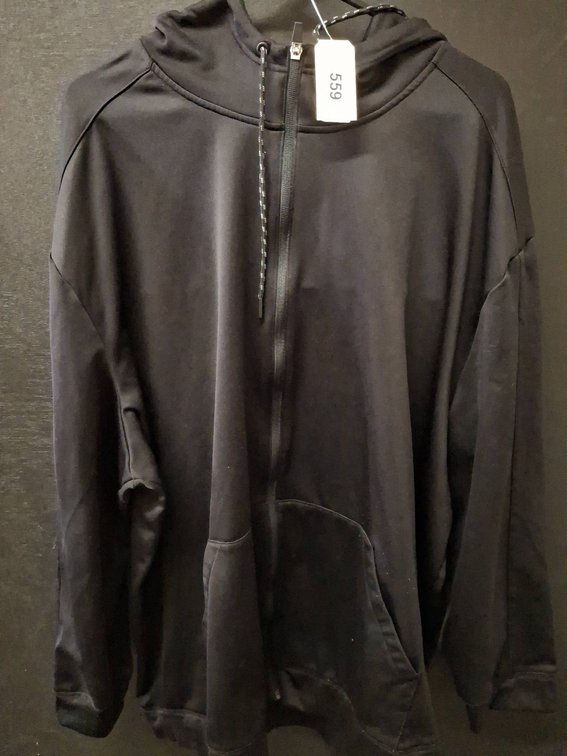 Foundry 4XL Black Zip Hoodie Polyester