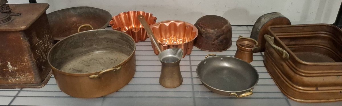 Copper and Metal Kitchenware
