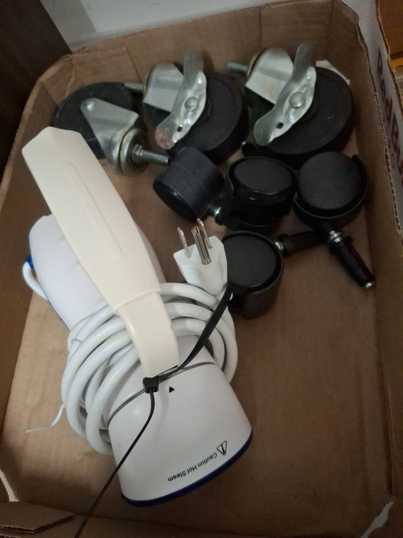 SALAV TS-01 Handheld Steamer and Casters