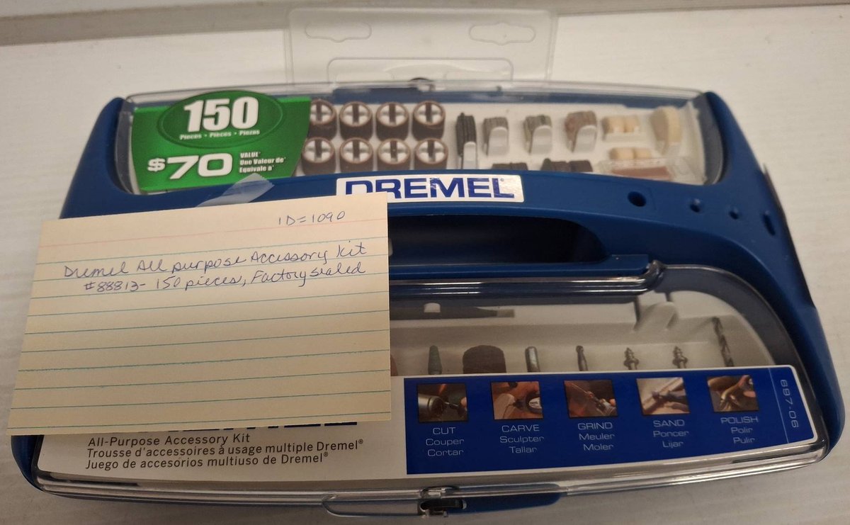 Dremel All-Purpose Accessory Kit 150 Pieces