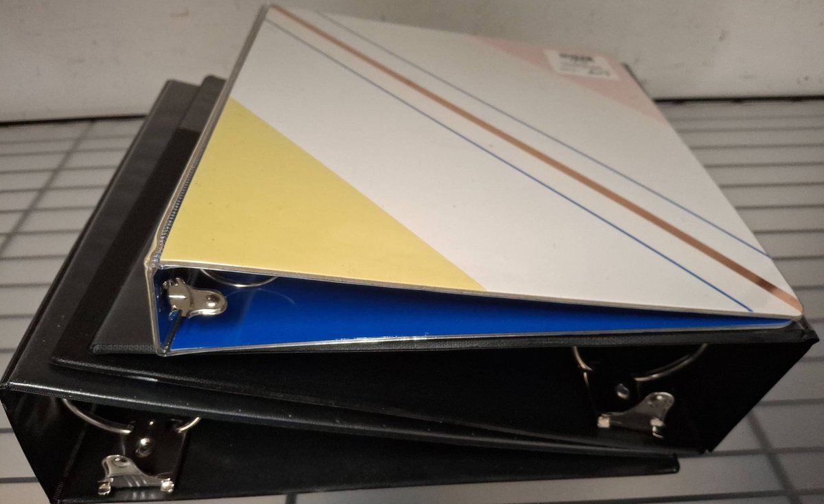 3 Three-Ring Binders Assorted Colors