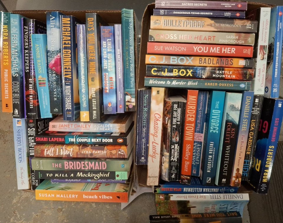 Fiction Book Lot, Mixed Authors