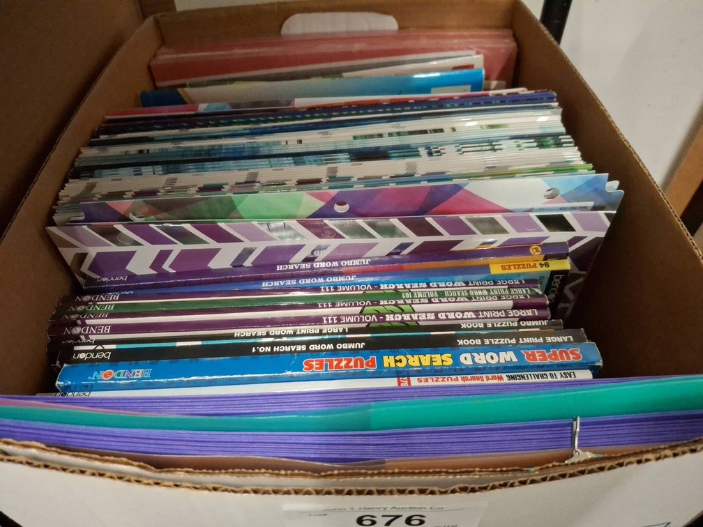 Folders and Puzzle Books