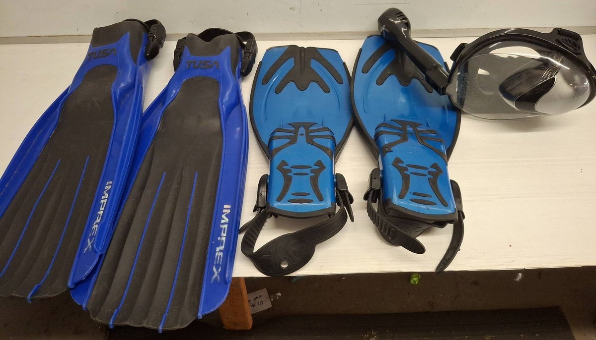 TUSA Imprex Fins & Snorkel Mask Set, 3 Items