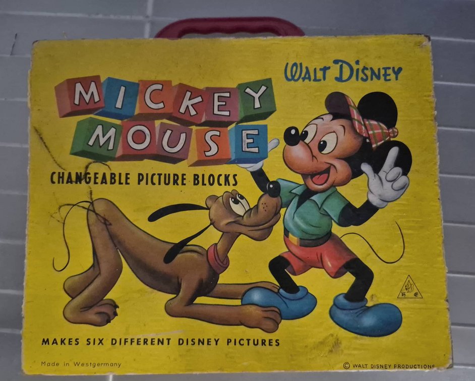 Walt Disney Mickey Mouse Picture Cubes Set
