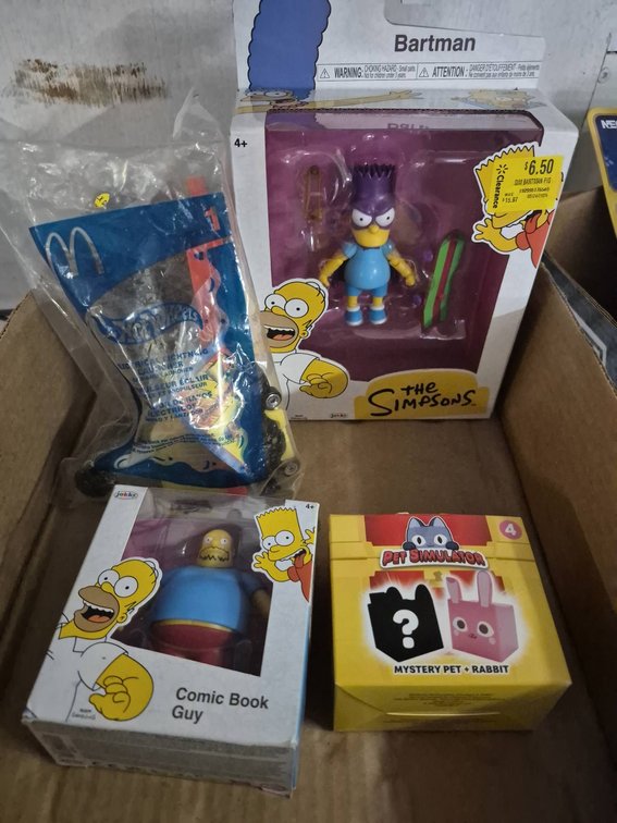 Simpsons, Hot Wheels & Pet Simulator Toys