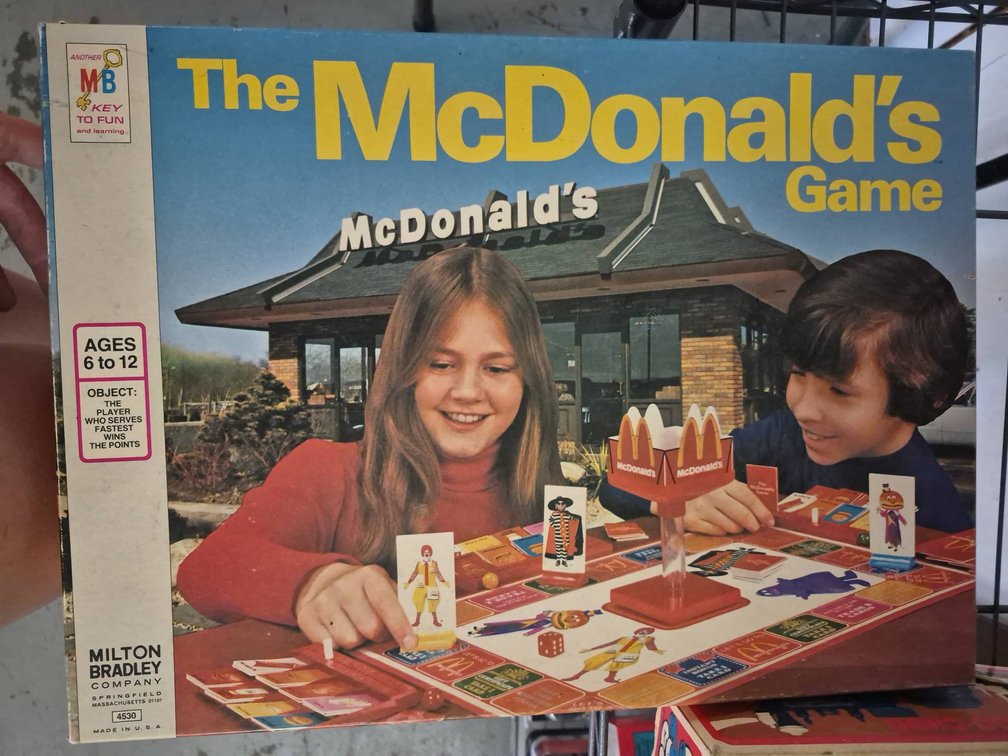 The McDonald's Game Milton Bradley 1970s