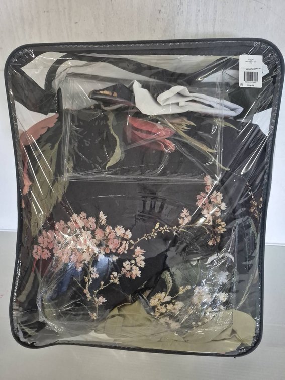 Floral Print Bedding Set In Zipper Bag