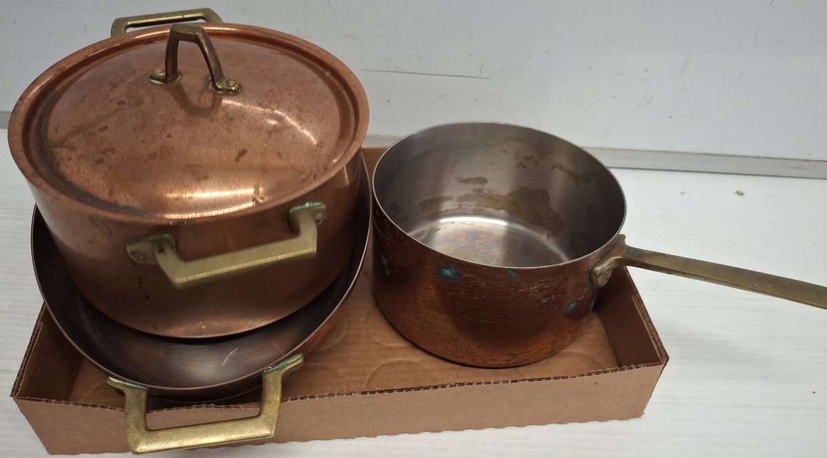 Paul Revere 1776-1976 Copper Pots and Pan Set