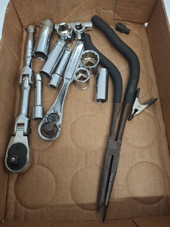 Socket Ratchets Sockets Pliers and Accessories Lot