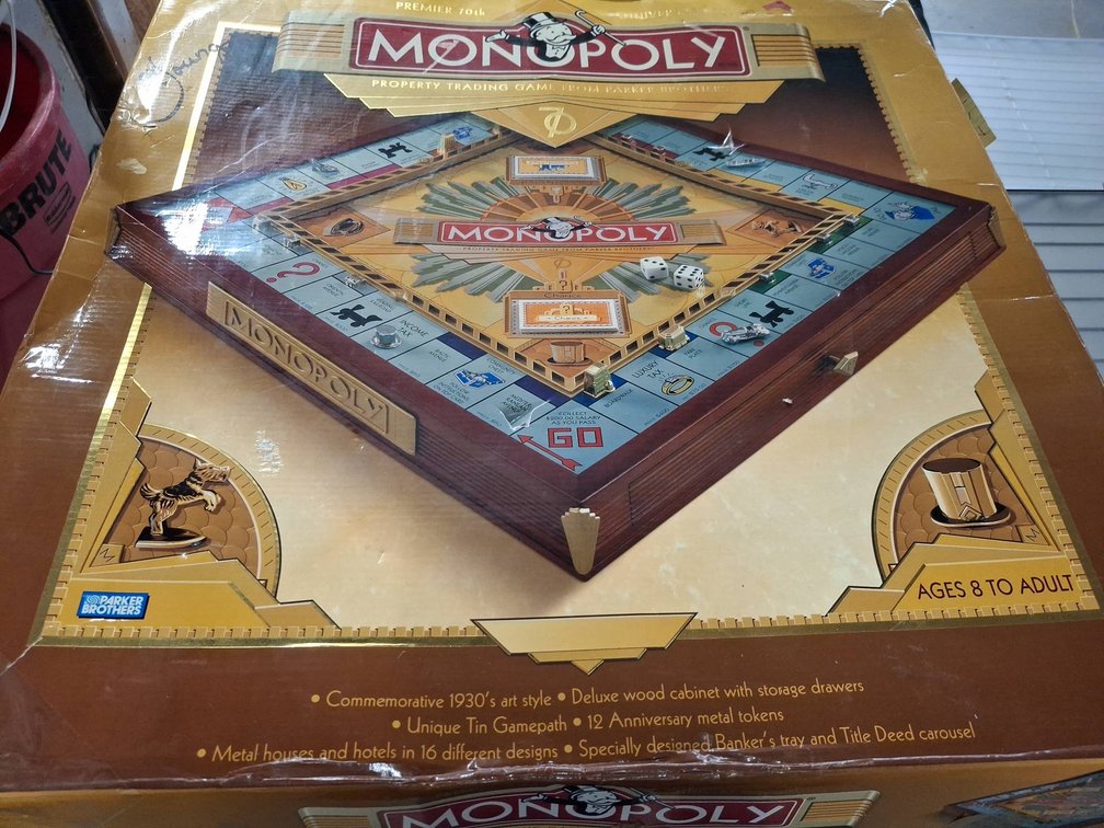 Monopoly 70th Anniversary Deluxe Wood Edition