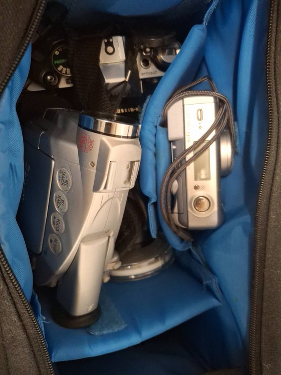 Canon Cameras & Camcorder Set with Case