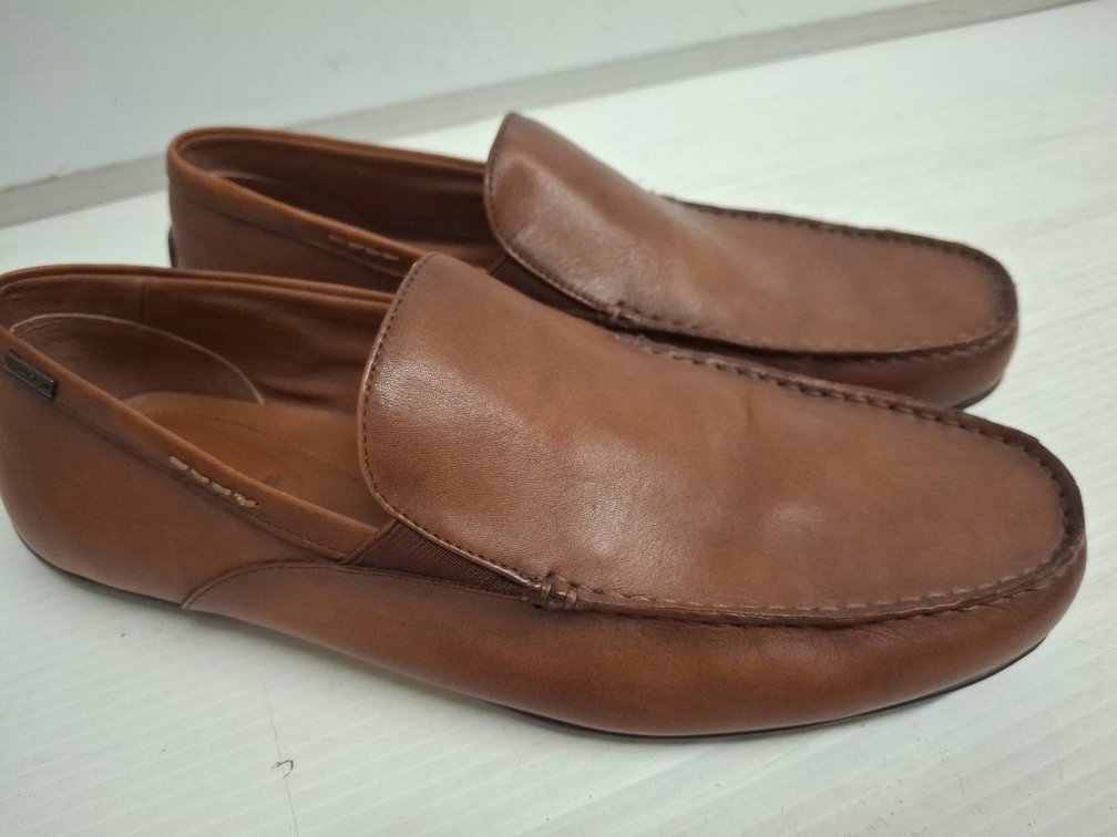 Aldo Brown Leather Loafers Size 11 US