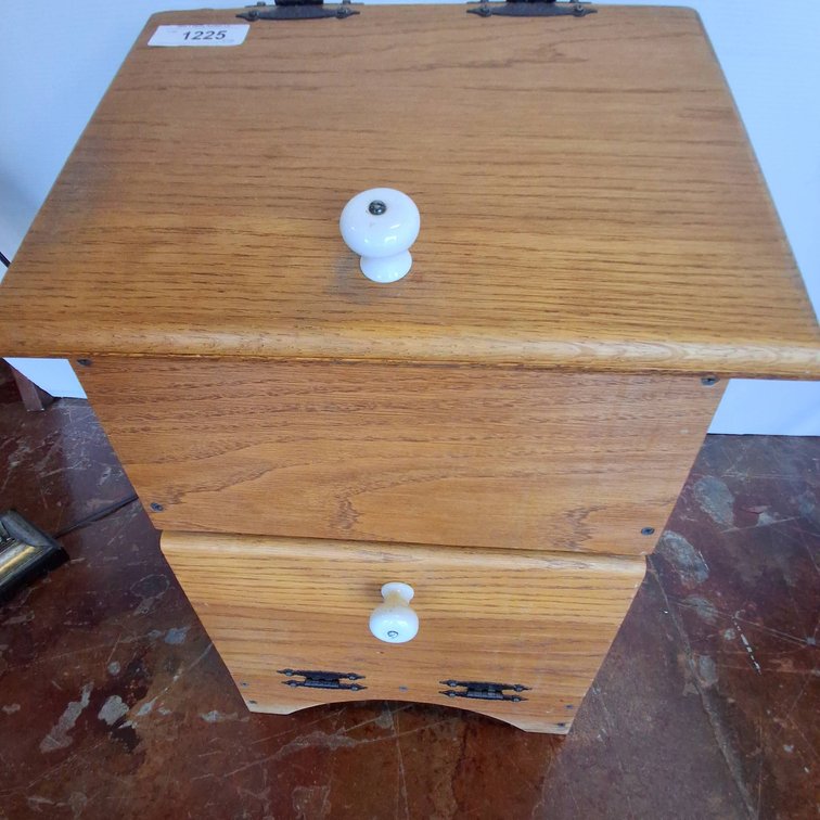 Wooden Potato and Onion Bin
