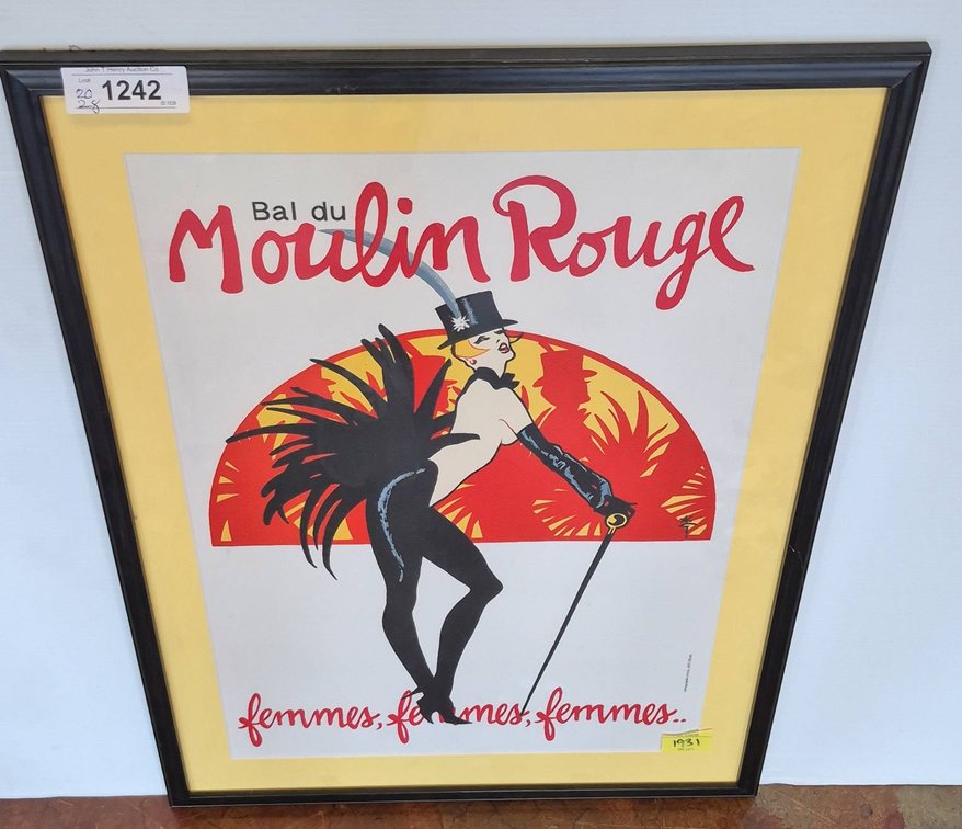 Bal du Moulin Rouge Framed Poster 20x28"