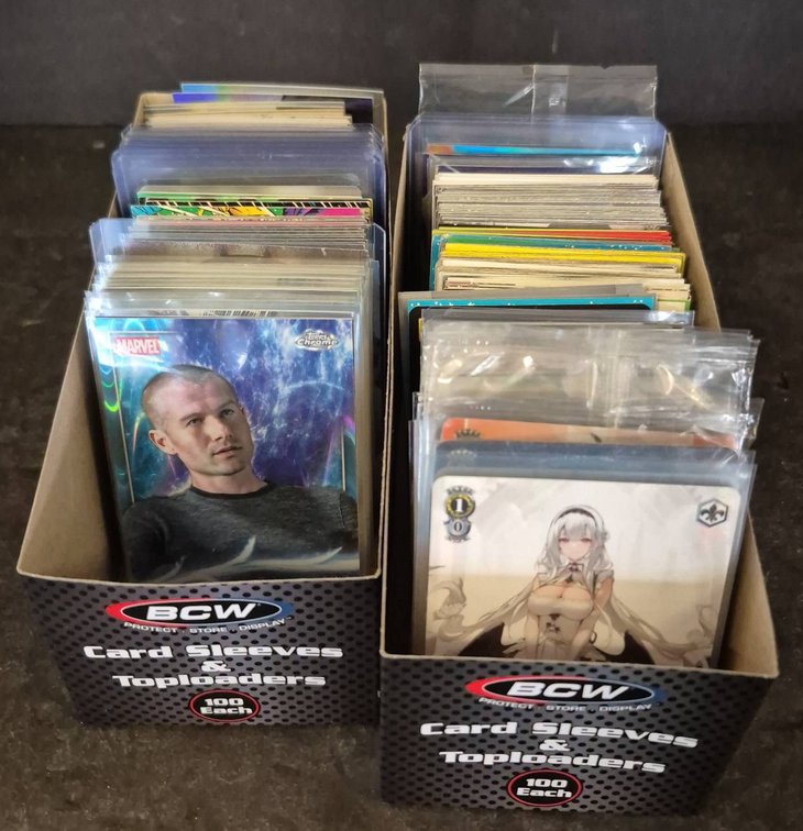 Sleeved Trading Cards Assorted