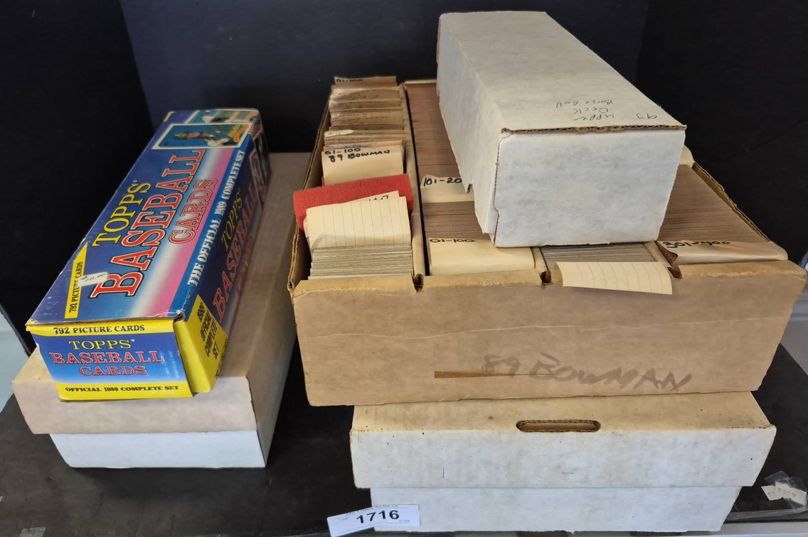 Baseball Cards in Boxes