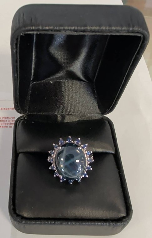 Neiman’s Sterling Silver Star Sapphire Ring