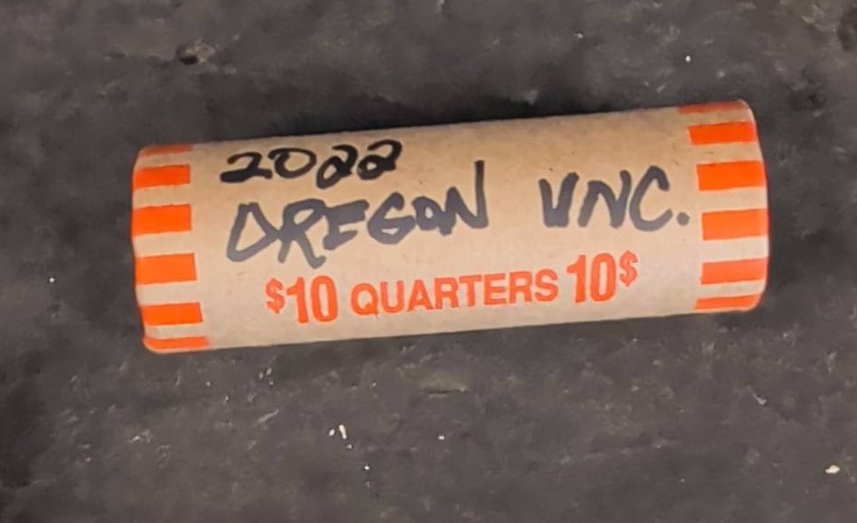 2005 Oregon State Quarter Roll $10 Uncirculated