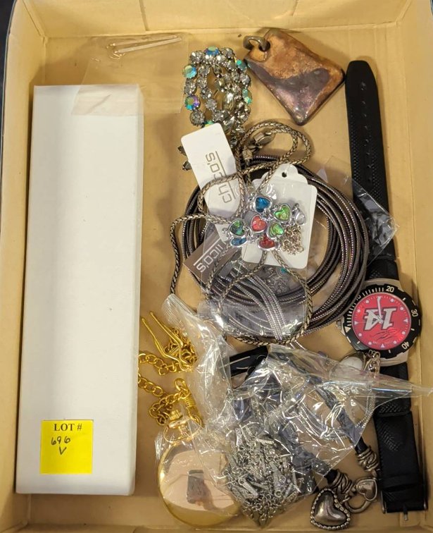 Costume Jewelry And Watch Lot
