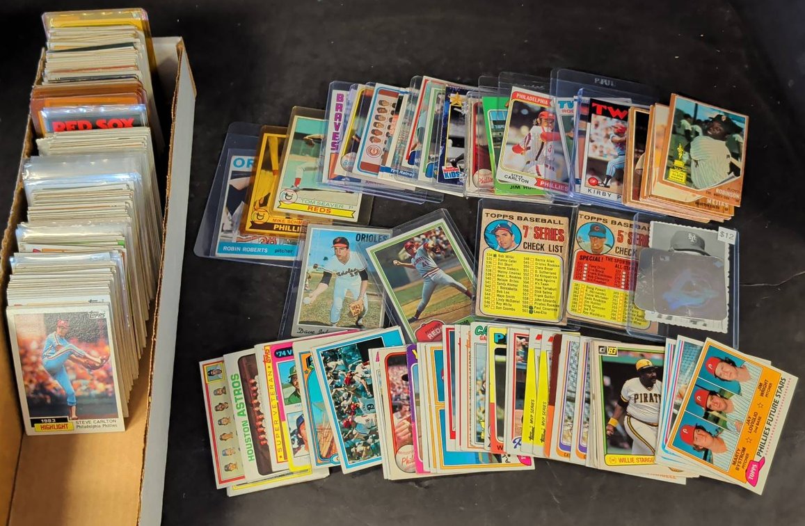 Baseball Trading Card Collection Lot
